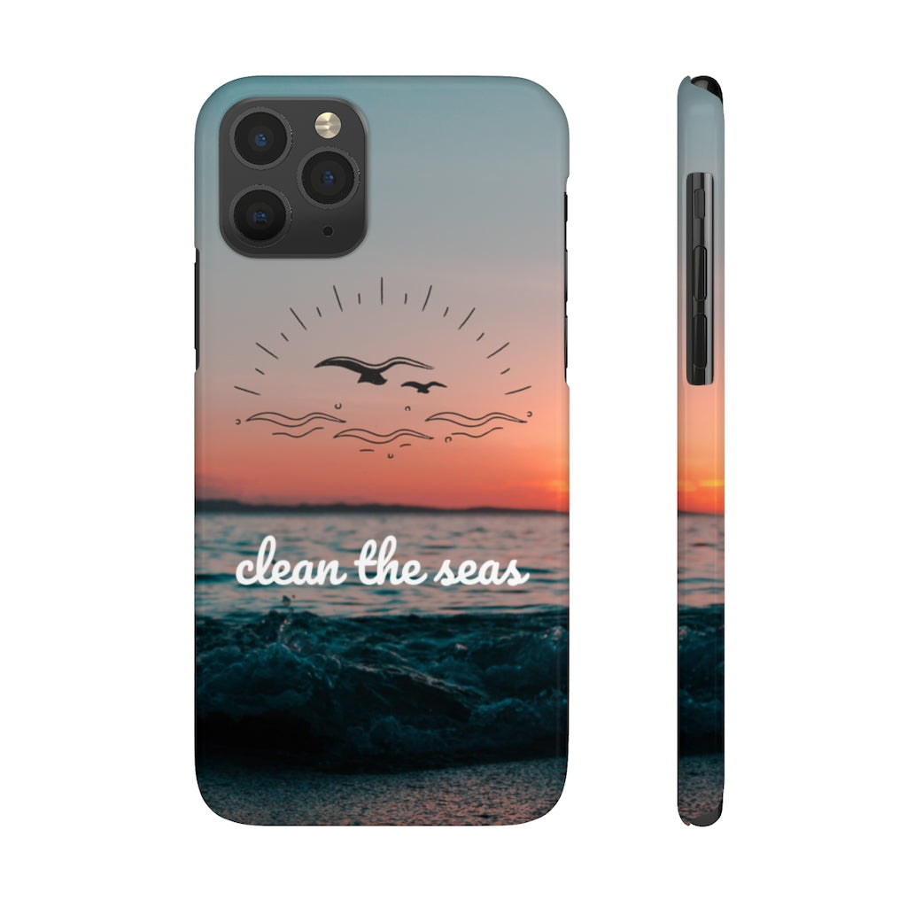 Clean the seas phone case