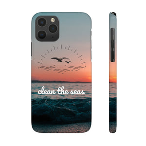 Clean the seas phone case